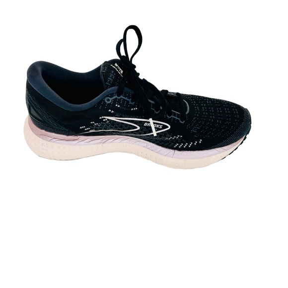 Brooks Glycerin 19 women’s black w/ rose color accent athletic/running shoe sz 9 - Picture 2 of 15
